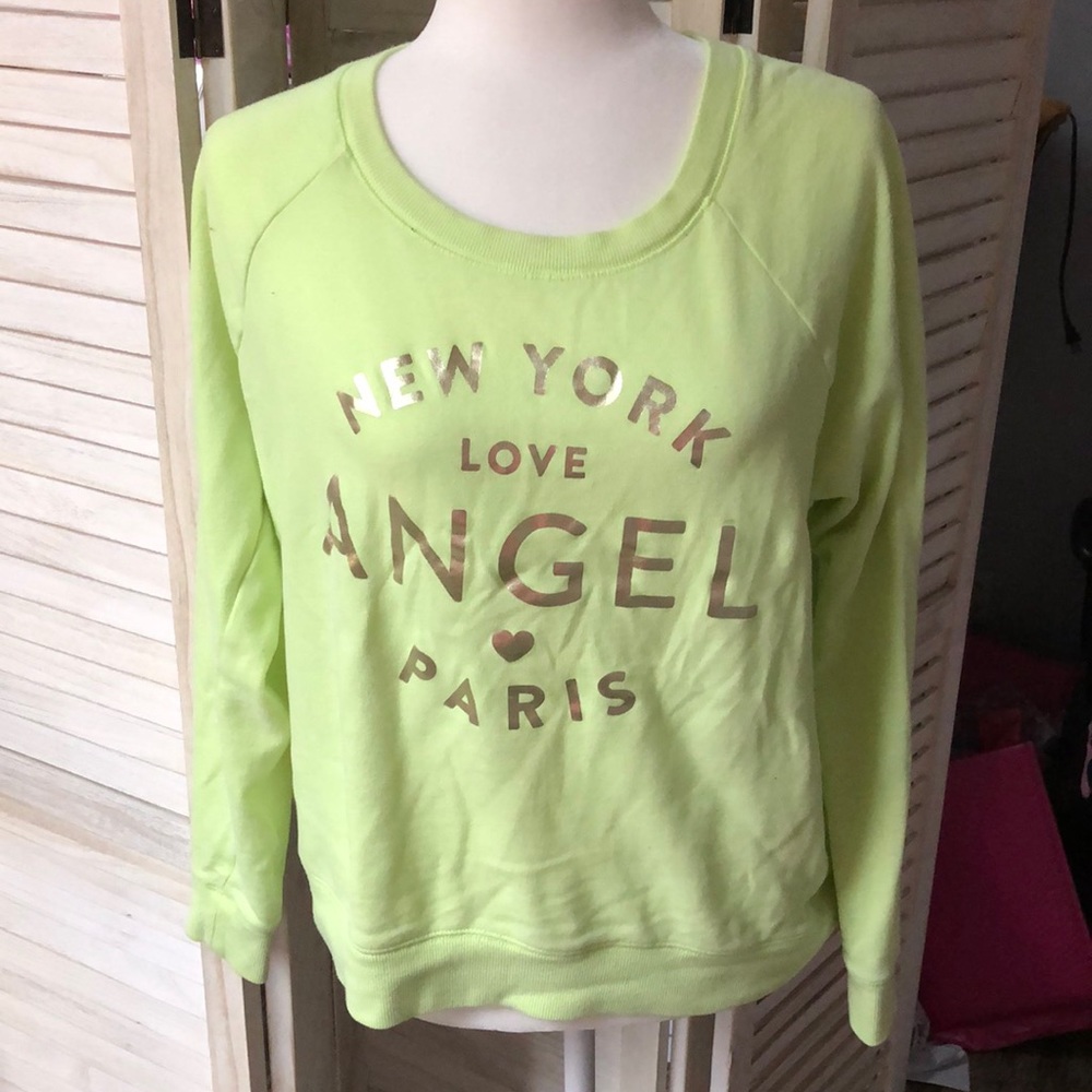 Lime Victoria’s Secret Angel Paris Sweatshirt